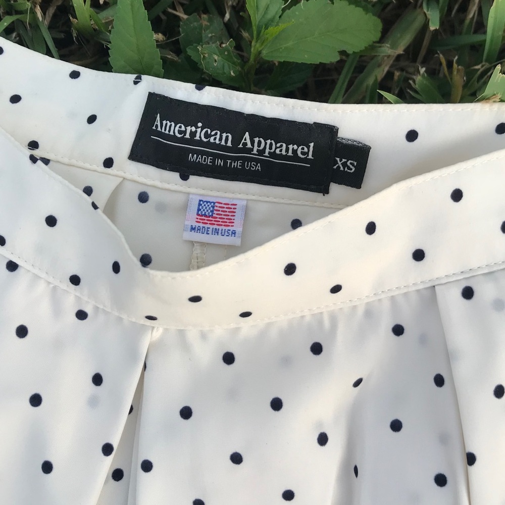 American Apparel Polka Dot Skirt - Picture 5 of 5
